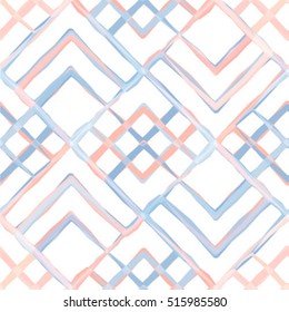 Grid of intersecting lines. Abstract seamless patterns with squares.