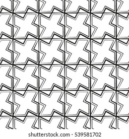 Grid of intersecting lines. Abstract seamless patterns with squares.