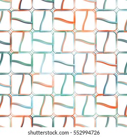 Grid of intersecting lines. Abstract seamless patterns with squares.