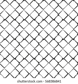 Grid of intersecting lines. Abstract seamless patterns with squares.