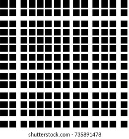 Grid of intersecting lines. Abstract seamless patterns with squares
