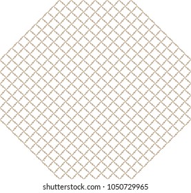 Grid. Lattice in historical style, vector. Detail for interior, architectural or decorative work.