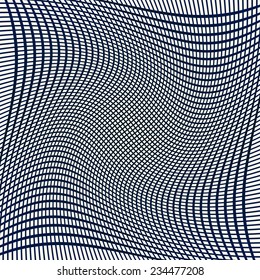 Grid, lattice with swirl effect