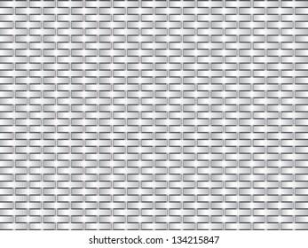 Grid like texture design with metal bars