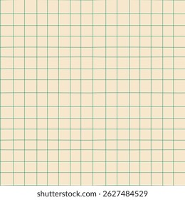 Grid line. Background editable can use for wallpaper, patter and tile texture. Seamless vector pattern. Background grid. Green and beige	