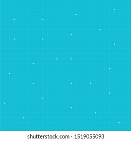 Grid line and dot on the blue background, Abstract background and texture for design graphic wallpaper. Vector background