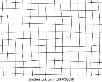 Grid Line Hand Drawn Pattern. Hand Draw Lines Grid  Vector Pattern