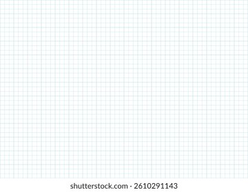 Grid line paper graph background , blue squared background, Light blue grid notebook sheet texture, grid line on paper, empty squared grid graph paper. Geometric pattern for school