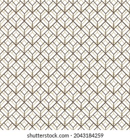 Grid Line seamless grey background. Geometric ornament for elegant design in retro style. Universal pattern for wallpapers, textiles, fabrics, wrapping papers, packaging boxes etc..
