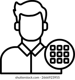 Rasterlinienvektordesign