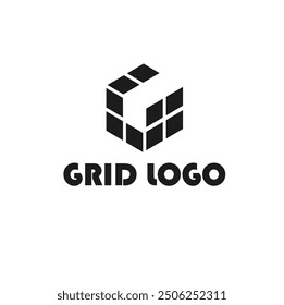 GRID logo design. Mastering the Logo Grid: Course + Templates jpg,  eps.