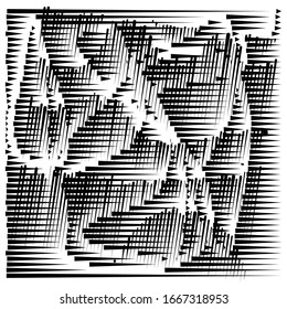grid, mesh abstract geometric pattern. segmented intersect lines. crossing dynamic stripes texture. random dashed streaks lattice. abstract grating, trellis design
