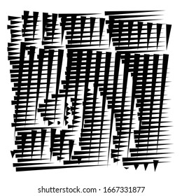 grid, mesh abstract geometric pattern. segmented intersect lines. crossing dynamic stripes texture. random dashed streaks lattice. abstract grating, trellis design