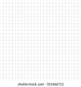 Grid, mesh background. Intersecting lines pattern, texture. Seamlessly repeatable vector pattern. Millimeter, graph paper pattern. Planning, design concept. Blank background.