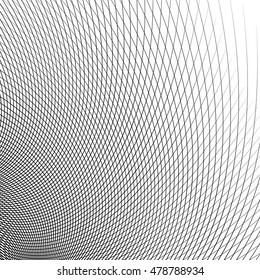 Grid Mesh Dynamic Curved Lines Abstract Stock Vector (Royalty Free ...