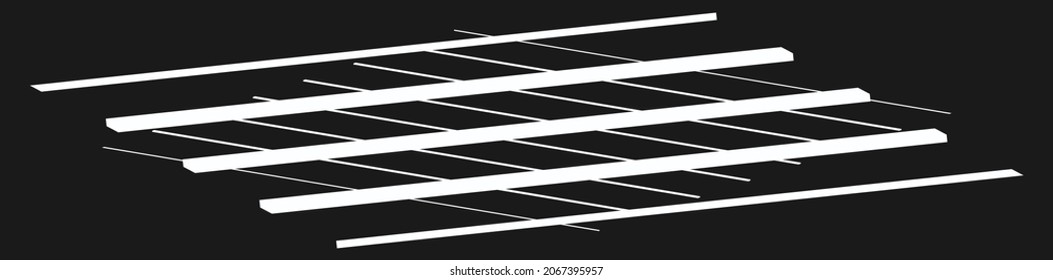 Grid, mesh of dynamic diagonal, oblique lines, stripes