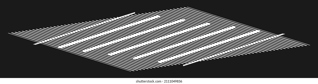 Grid, mesh of dynamic diagonal, oblique lines, stripes