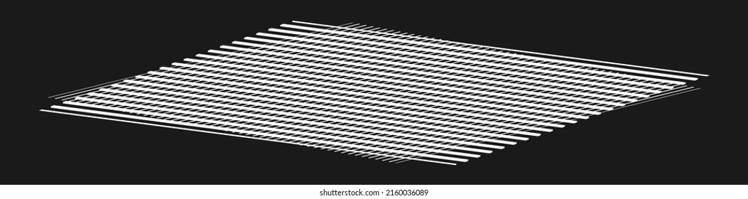 Gitter, Maschen aus dynamischen diagonalen, schrägen Linien, Streifen