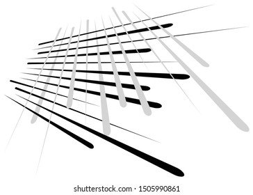 Grid, mesh with dynamic lines. Intersecting stripes. Irregular grating, lattice texture. Interlocking, criss-cross abstract geometric illustration