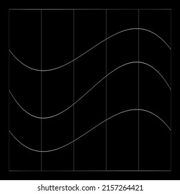 Grid, mesh, grating, trellis, wireframe with distortion, deformation effect. Warp, tweak distort grid
