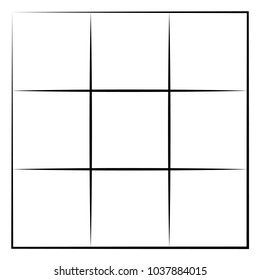 Grid, mesh, intersecting lines isolated on white