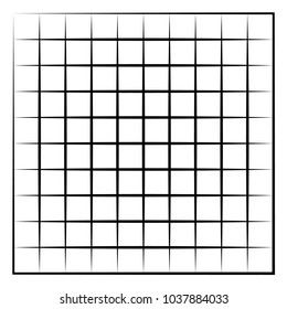 Grid, mesh, intersecting lines isolated on white