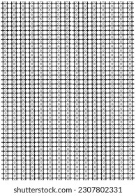 Grid, mesh, intersecting lines isolated on white