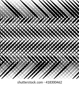 Grid, mesh with irregular lines. Abstract monochrome background, pattern.