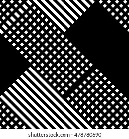 Grid, mesh irregular repeatable pattern, black white texture