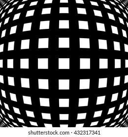 Grid, mesh pattern element w/ distortion
