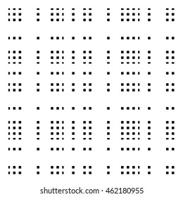 Grid, mesh pattern with irregular (asymmetric) thick lines. Reticular, cellular texture.