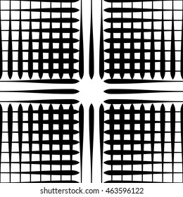 Grid mesh pattern with irregular lines - Seamlessly repeatable