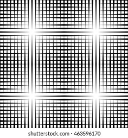 Grid mesh pattern with irregular lines - Seamlessly repeatable