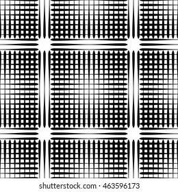 Grid mesh pattern with irregular lines - Seamlessly repeatable