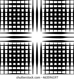 Grid mesh pattern with irregular lines - Seamlessly repeatable