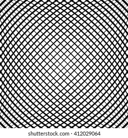 Grid, mesh pattern with slight convex effect. Square format abstract lattice, grating backdrop