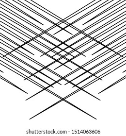 Grid, mesh pattern, texture with dynamic, irregular lines. Intersecting stripes matrix, grating. Irregular trellis, lattice background