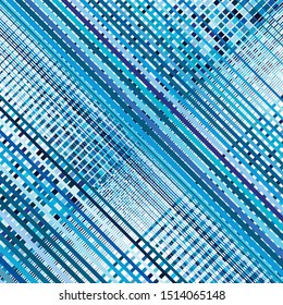 Grid, mesh pattern, texture with dynamic, irregular lines. Intersecting stripes matrix, grating. Irregular trellis, lattice background