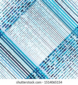 Grid, mesh pattern, texture with dynamic, irregular lines. Intersecting stripes matrix, grating. Irregular trellis, lattice background