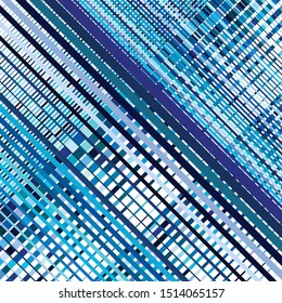 Grid, mesh pattern, texture with dynamic, irregular lines. Intersecting stripes matrix, grating. Irregular trellis, lattice background