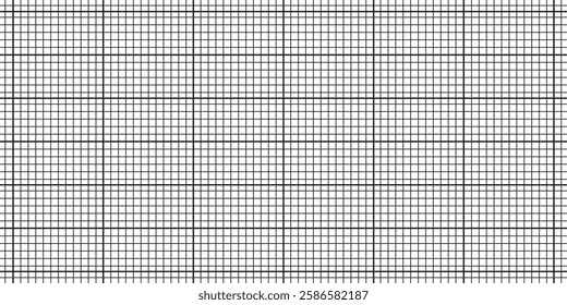 Grid, mesh. Plotting paper, graph paper and coordinate paper texture, pattern. isolated on white background. vector illustration. EPS 10