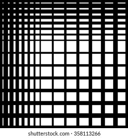 Grid mesh seamless pattern. Abstract monochrome vector background