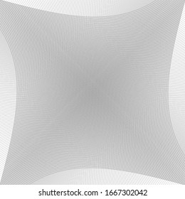 Grid, mesh with wavy / waving effect. Tangle, interlocking lines. Intersected lines with squiggle, squiggly deform effect