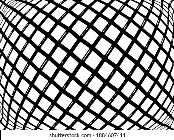 Grid metal chain-link. Vector background.