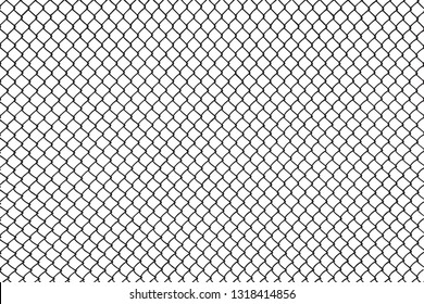 Grid metal chain-link. Vector background.cage.chain fence