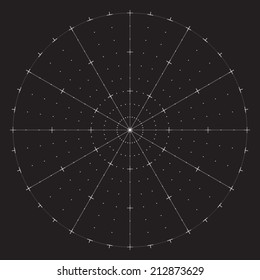 Grid for modern virtual technology fantastic futuristic user interface HUD