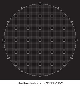 Grid for modern virtual technology fantastic futuristic user interface HUD