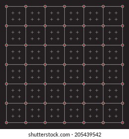 Grid for modern virtual technology futuristic user interface HUD