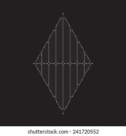 Grid for modern virtual technology futuristic user interface HUD