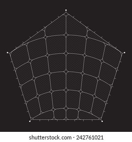 Grid for modern virtual technology futuristic user interface HUD
